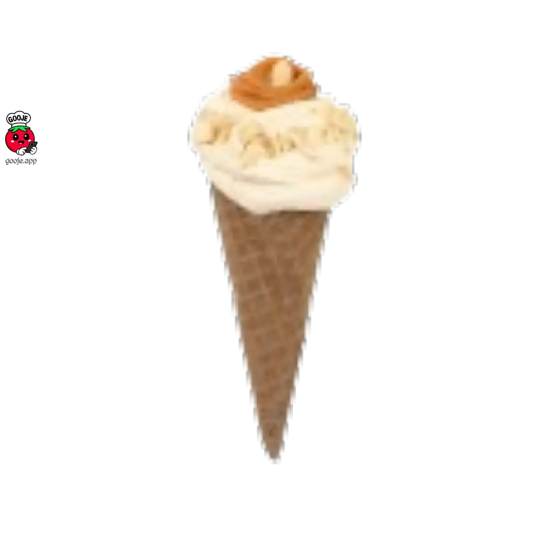 جلاتو بادام زمینی و کارامل