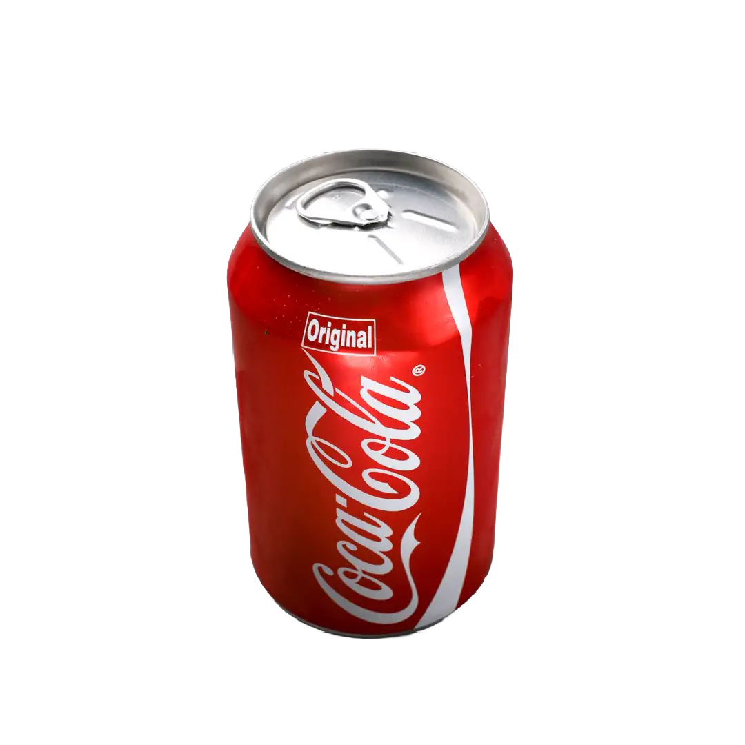 نوشابه قوطی کوکاکولا
