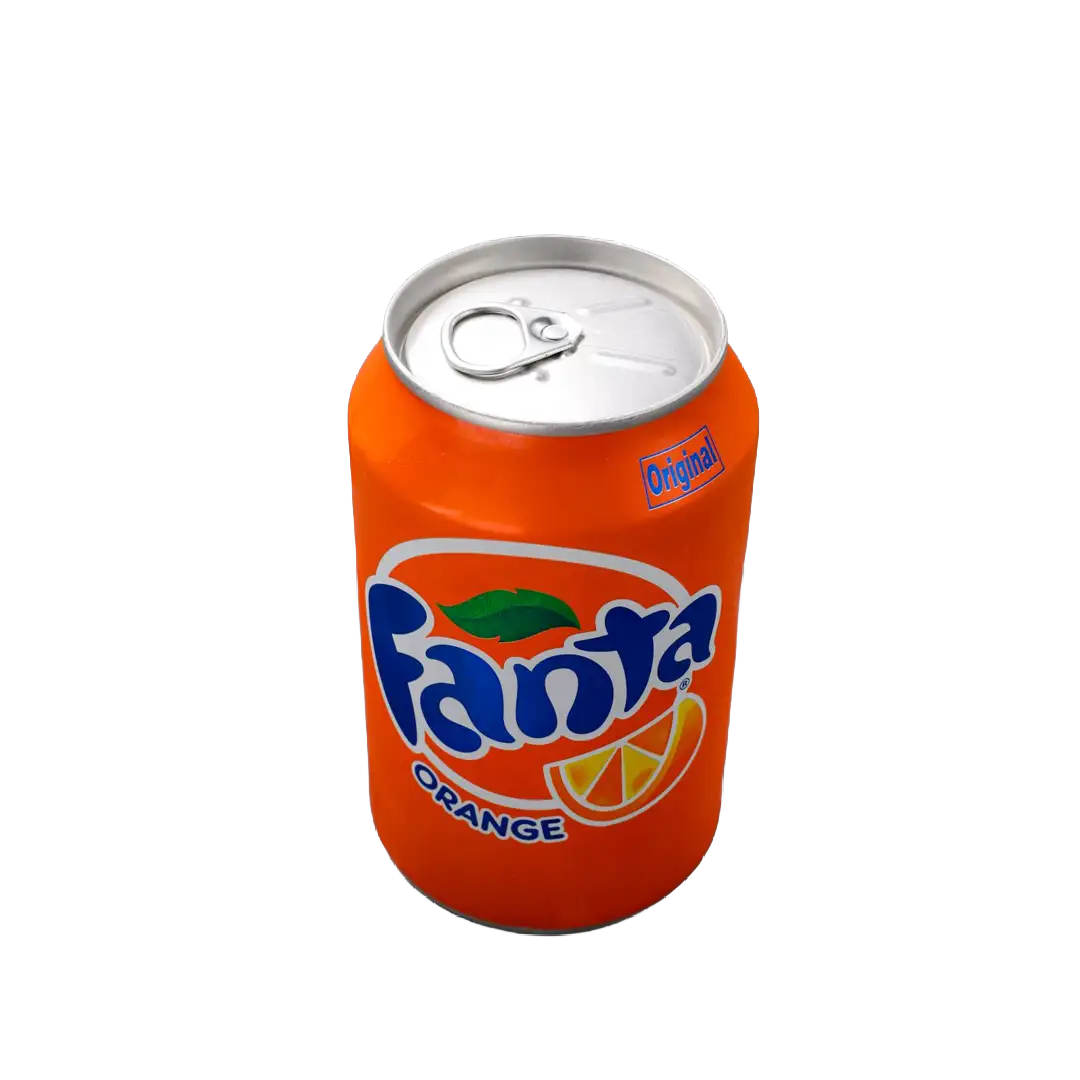 نوشابه قوطی فانتا پرتقالی