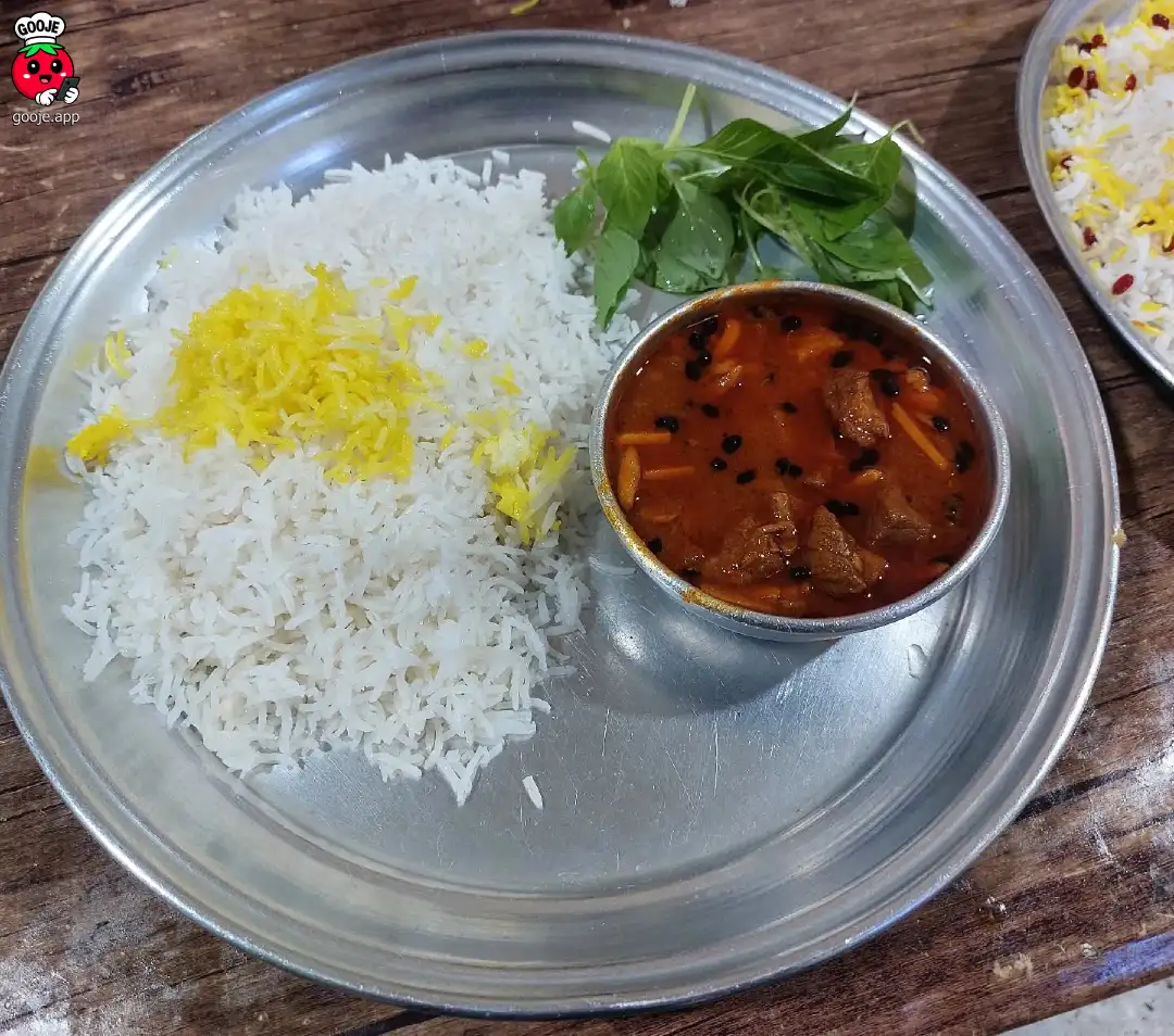 چلو خورشت خلال اصیل