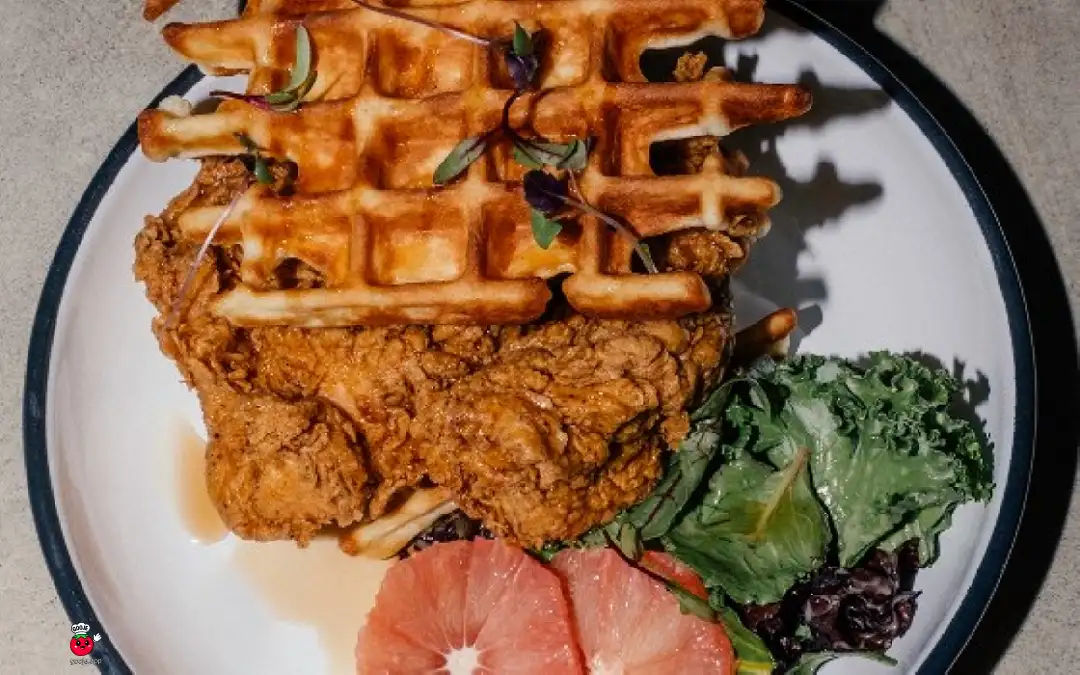چیکن وافل