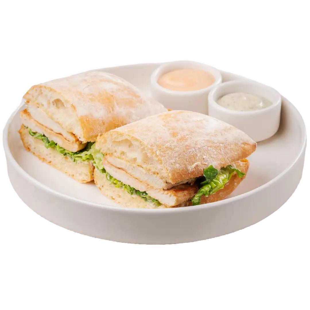 چاباتا مرغ و سزار