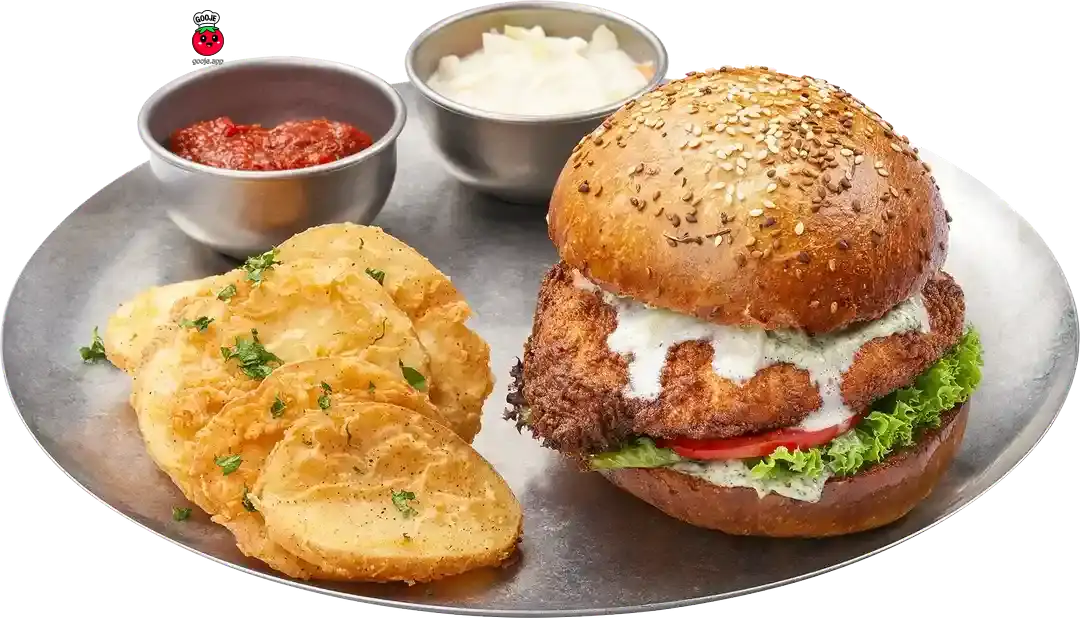 برگر ماهی سوخاری