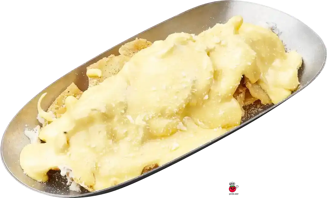 سیب زمینی سوخاری با سس پنیر