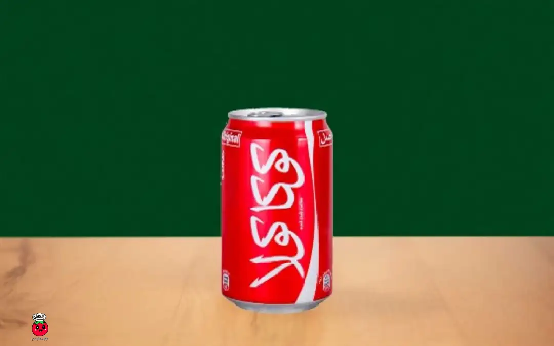 نوشابه قوطی کوکاکولا