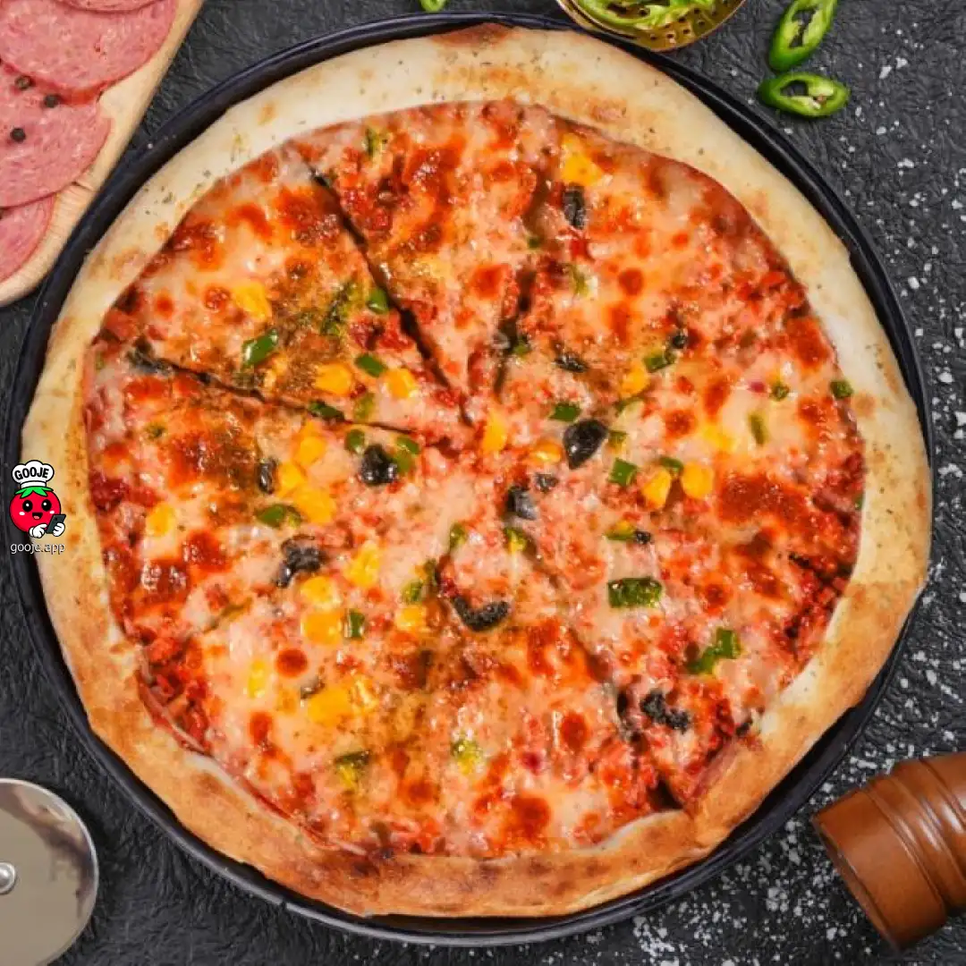 پیتزا دهه هفتاد ایتالیایی 32 سانتی متر