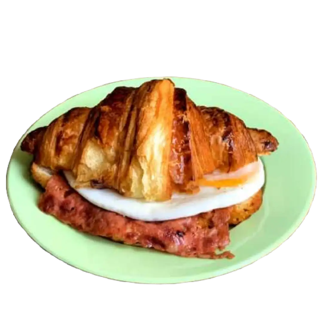 کروسان نیمرو بیکن