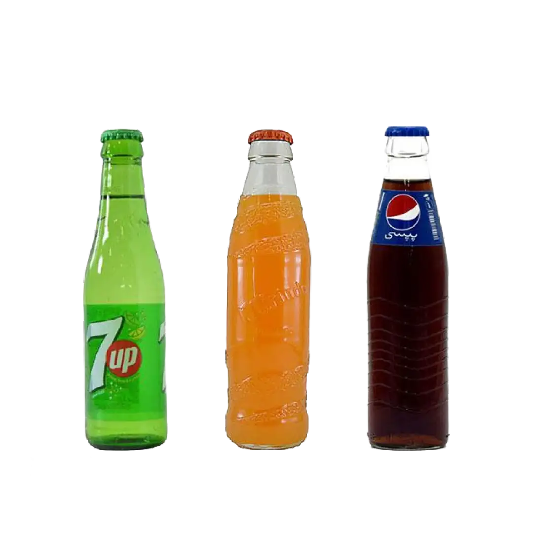 نوشابه شیشه ای سون آپ