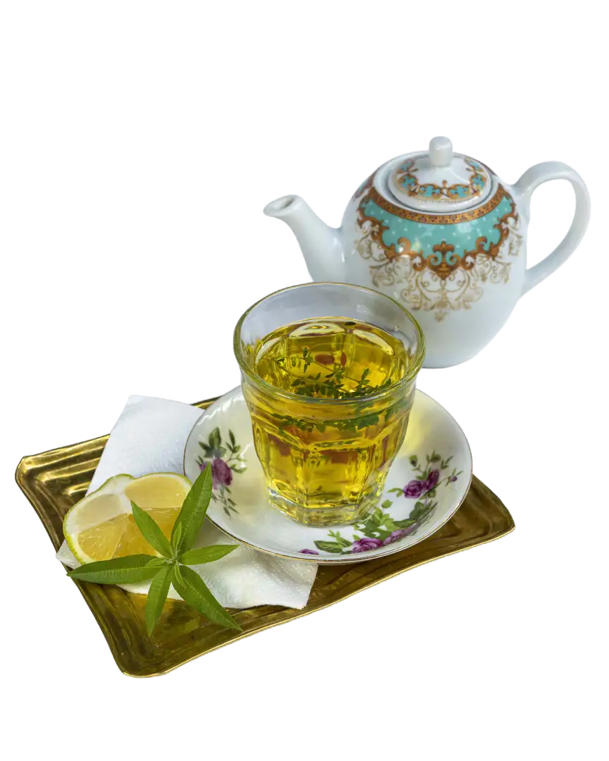 دمنوش به لیمو آویشن