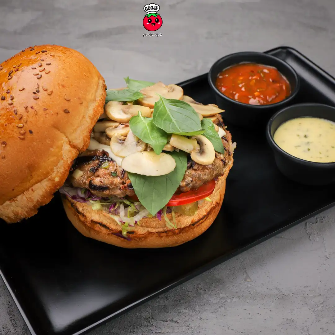 گرین ماشروم برگر