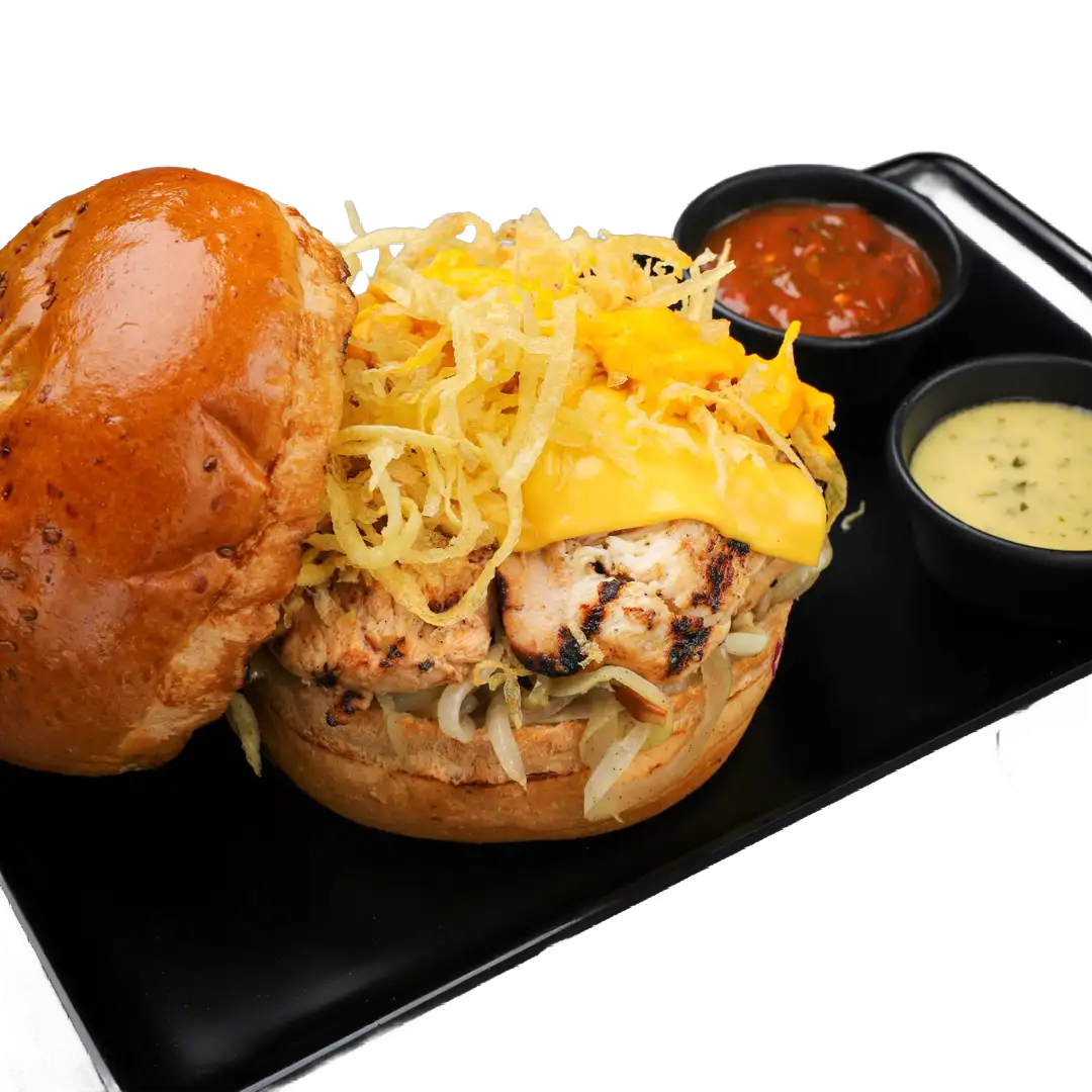 چیزی چیکن برگر