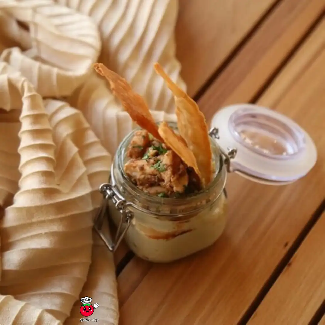 حمص با شاورما گوشت