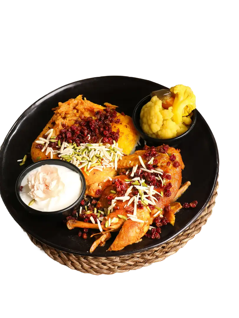 زرشک پلو با مرغ