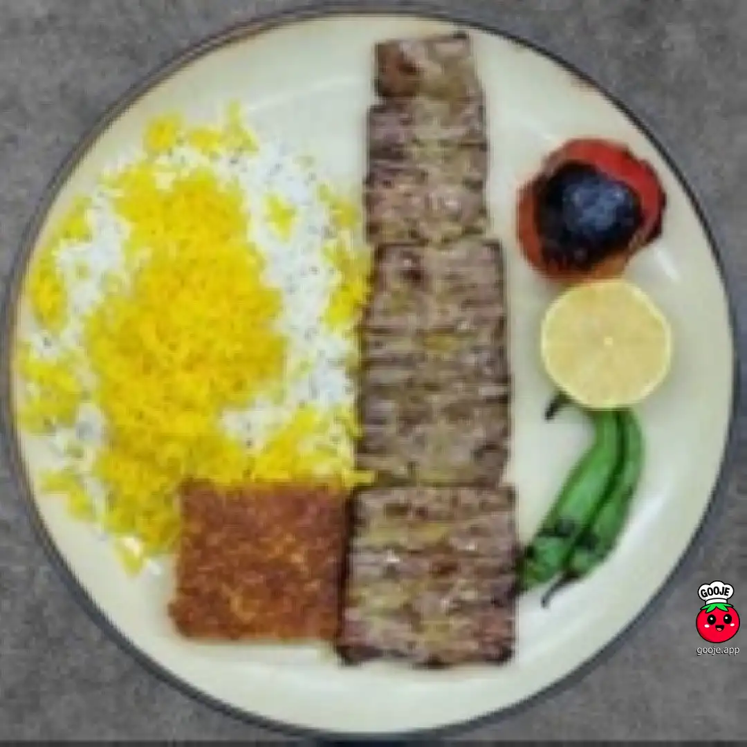 چلو کباب برگ مخصوص ۲۰۰گرم