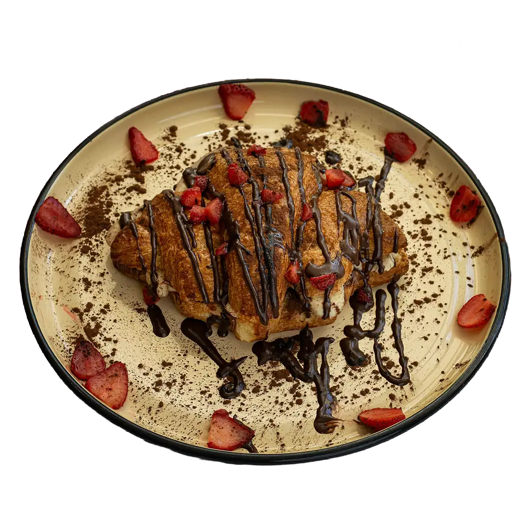 کراسان شکلات با تاپینگ