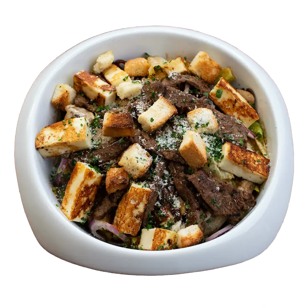 سالاد کامیلا با گوشت