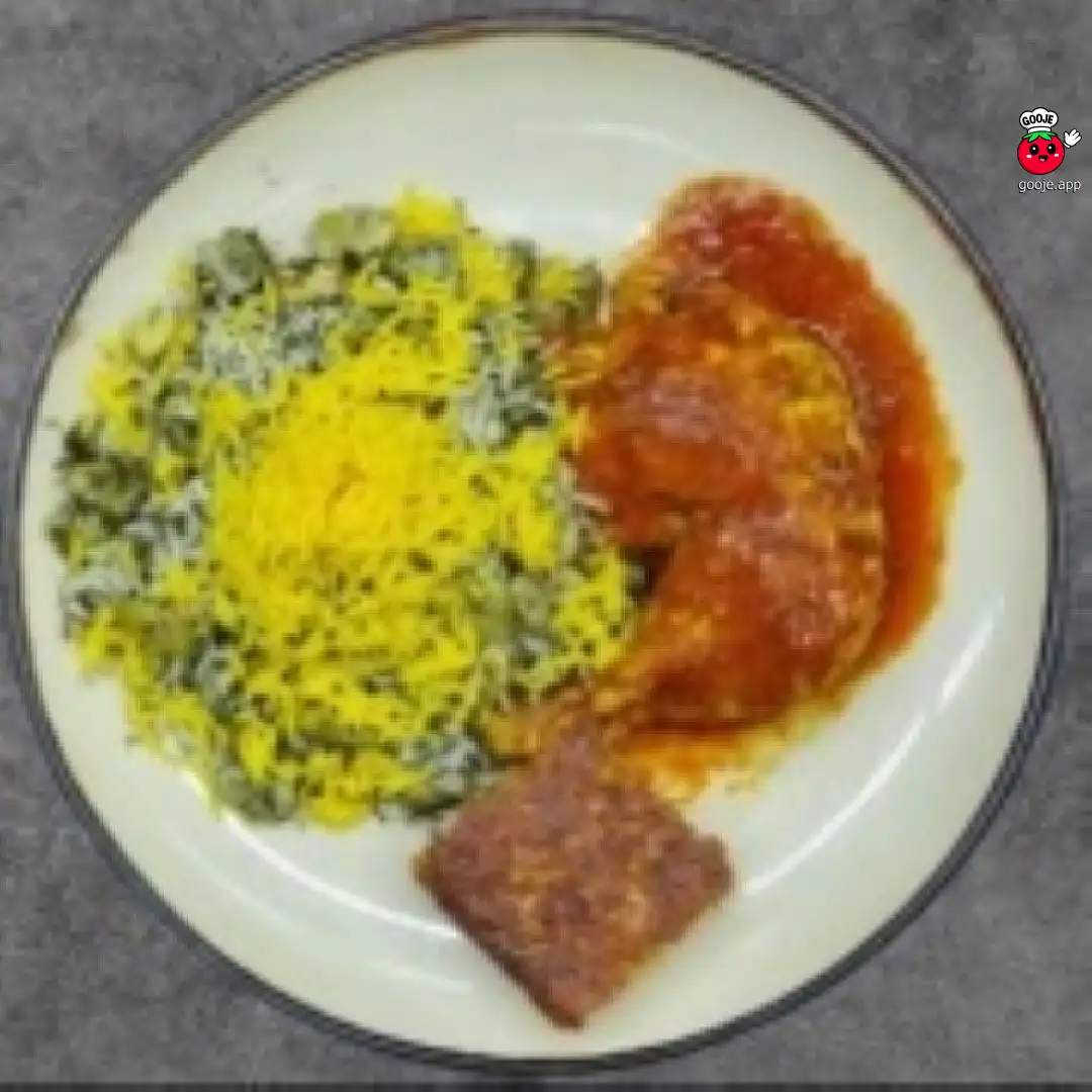 باقالا پلو با مرغ