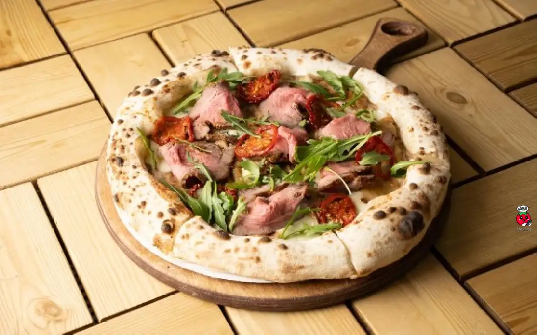 پیتزا استیک و سس قارچ