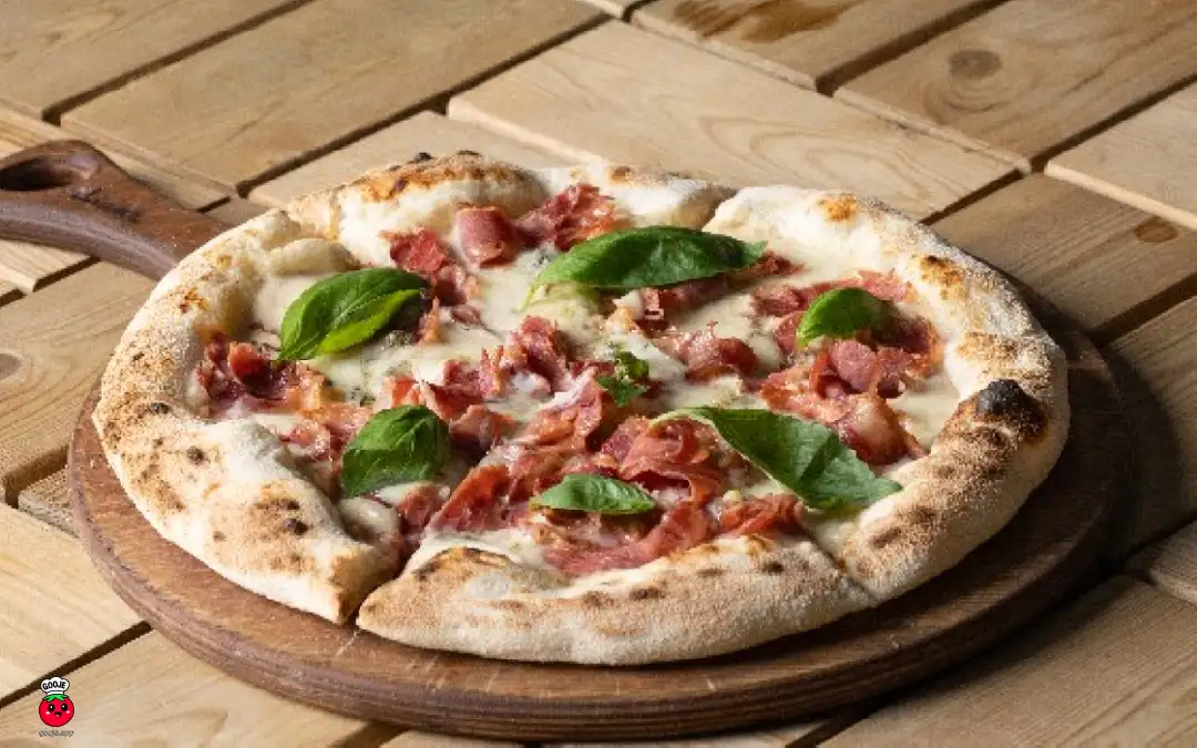 پیتزا بیکن خامه